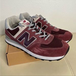New Balance 574 Core Burgundy